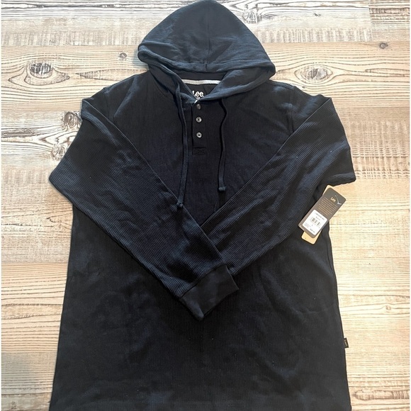 New Lee long sleeve pullover 3 button shirt size RN#64866 cotton XL - Picture 12 of 14